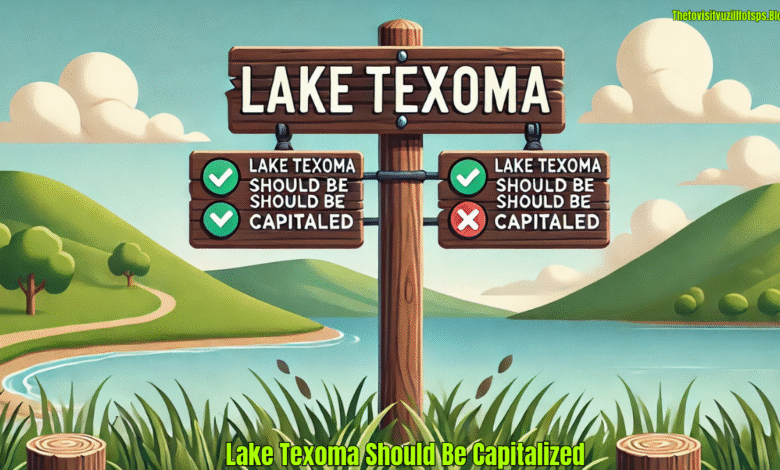 lake texoma should be capitalized