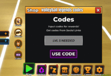 volleyball legends codes