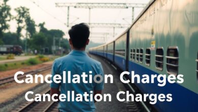 IRCTC Cancellation Charges